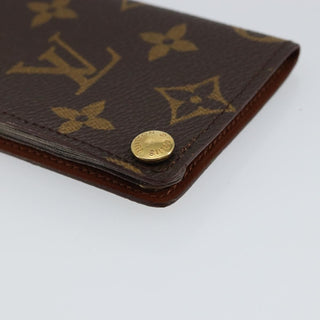 Louis Vuitton Porte Cartes Pression Card Case Monogram Canvas
