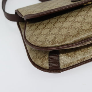 Celine Macadam Shoulder Bag PVC Leather