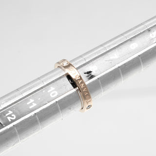 Tiffany & Co. Flat Ring K18 Pink Gold / 3P Diamond