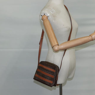 Celine Macadam Shoulder Bag Leather
