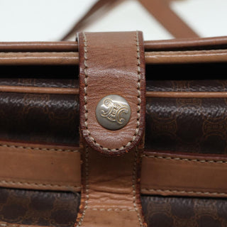 Celine Macadam Shoulder Bag PVC Leather