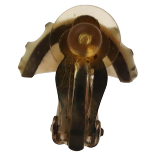 Chanel Vintage CC Clip-On Earrings Metal