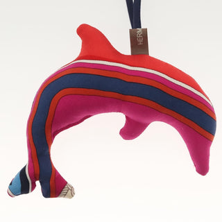 Hermes Petit H Dolphin Bag Charm Silk