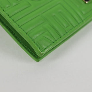 Fendi Wallet on Chain Logo Embossed Leather