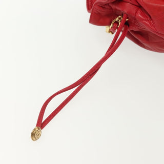 Chanel Drawstring Bucket Bag Lambskin