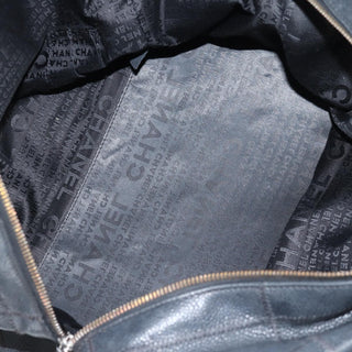 Chanel Square Stitch Shoulder Bag Quilted Caviar