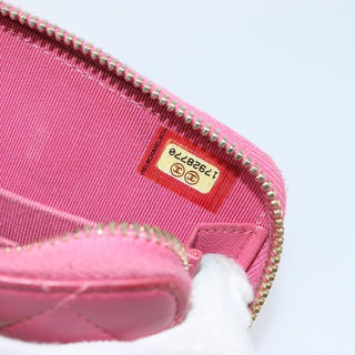 Chanel So Black CC Zip Coin Purse Quilted Lambskin