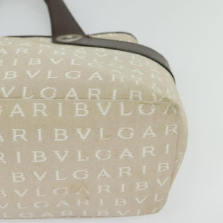 Bvlgari B.Zero1 Logomania Bag Canvas with Leather