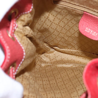 Gucci Vintage Bamboo Backpack Suede