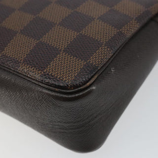 Louis Vuitton Trousse Make Up Bag Damier Canvas
