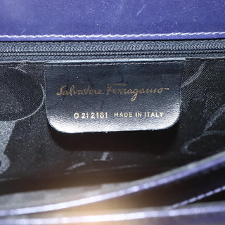 Salvatore Ferragamo Gancini Convertible Top Handle Bag Leather
