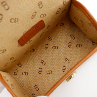 Christian Dior CD logo novelty pouch PVC