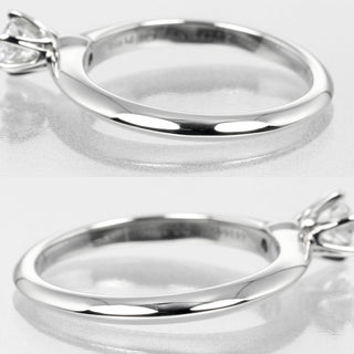 Tiffany & Co. Tiffany Setting Solitaire Ring Platinum with RBC Diamond F/VS1