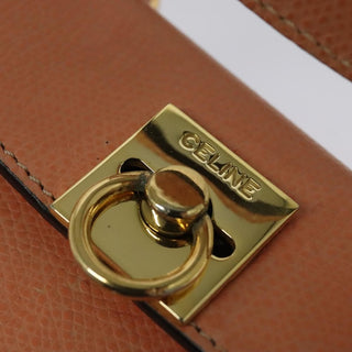 Celine Vintage Convertible Turnlock Top Handle Bag Leather
