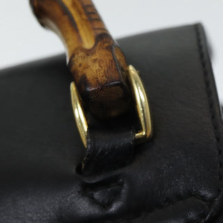 Gucci Vintage Bamboo Backpack Leather