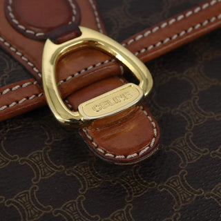 Celine Macadam Shoulder Bag PVC Leather