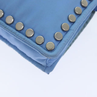 Prada Etiquette Flap Bag Studded Tessuto