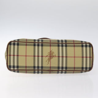 Burberry Top Handle Tote Haymarket Coated Canvas