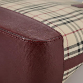 Burberry Nova Check Tote canvas check pattern