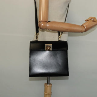 Celine Gancini Handbag Leather