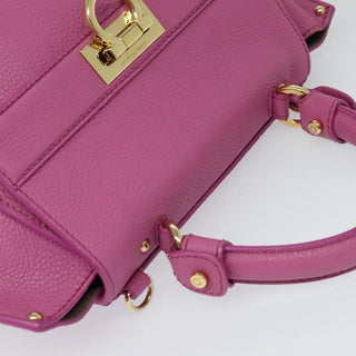 Salvatore Ferragamo Sofia Satchel Leather