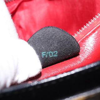 Celine Vintage Circle Logo Crossbody Bag Leather