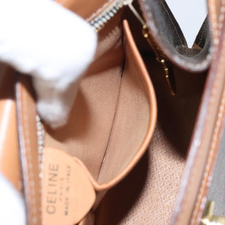 Celine Triomphe vintage handbag Macadam canvas