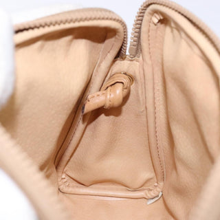 Celine Vintage Macadam Shoulder Bag Canvas and Leather