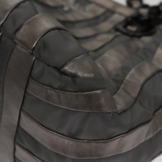 Prada Waves Chain Tote Leather and Tessuto