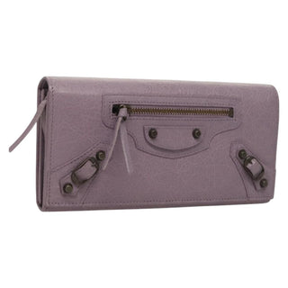 Balenciaga Classic Continental Zip Around Wallet Leather