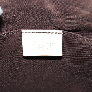 Gucci Zip Messenger Bag GG Canvas with Perforated Leather