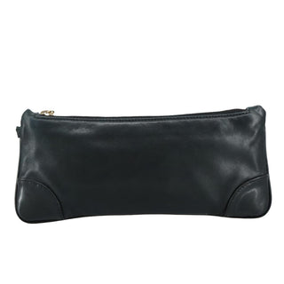 Chanel Vintage Camellia CC Wristlet Clutch Lambskin with Patent