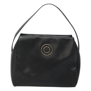 Celine Circle Logo Handbag Leather