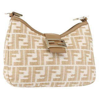 Fendi Vintage Shoulder Bag Zucca Raffia