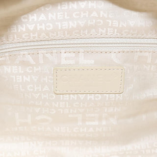 Chanel Chocolate Bar CC Bowler Bag Canvas