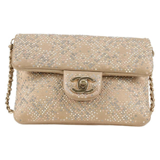 Chanel Mineral Nights Shoulder Bag Strass Embellished Leather