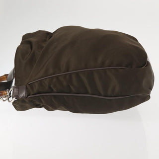 Gucci Sherry bamboo Shoulder Bag Nylon