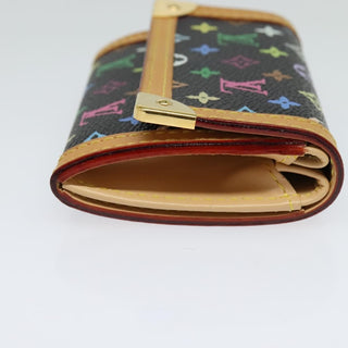 Louis Vuitton Porte-Monnaie Plat Coin Purse Monogram Multicolor