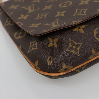 Louis Vuitton Musette Tango Handbag Monogram Canvas