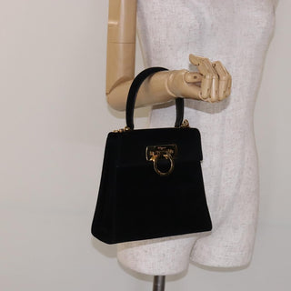 Salvatore Ferragamo Convertible Top Handle Bag Leather