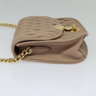 Miu Miu Chain Flap Crossbody Bag Matelasse Leather