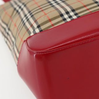Burberry Nova Check Tote canvas check pattern