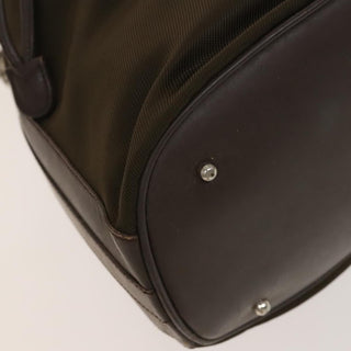 Gucci Vintage Bamboo Bucket Bag Nylon and Leather