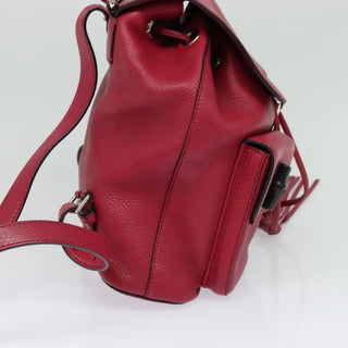Gucci Bamboo Tassel Backpack Leather