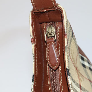 Burberry Shoulder Bag Haymarket Coated Canvas