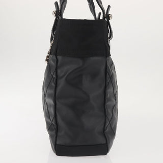 Chanel Biarritz Tote Quilted Coated Canvas