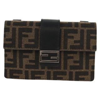Fendi Baguette Convertible Belt Bag Zucca canvas