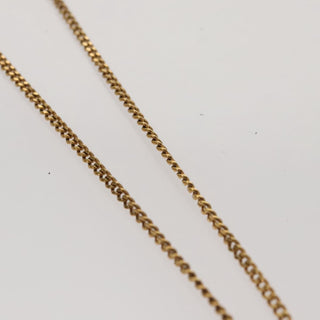 Christian Dior CD Pendant Necklace Metal and Crystals