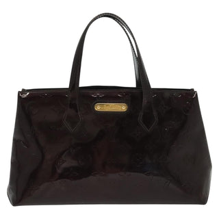 Louis Vuitton Wilshire Handbag Monogram Vernis