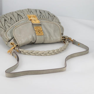 Miu Miu Coffer Hobo Matelasse Leather
